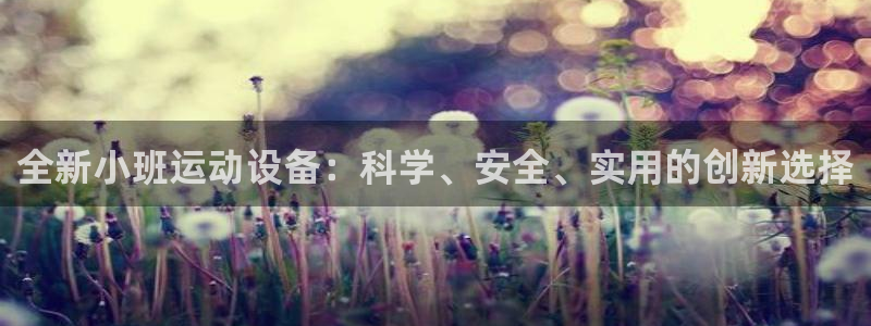 NG大舞台官方正版app神州：全新小班运动设备：科学、安全、